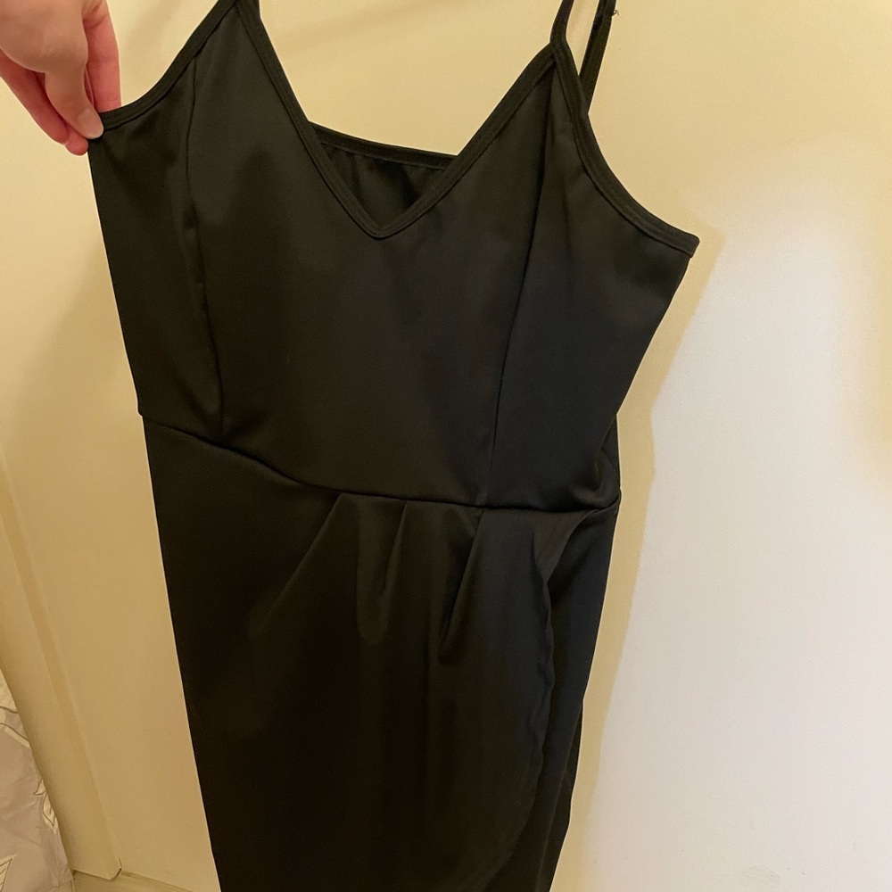 Size medium black form fitting dress